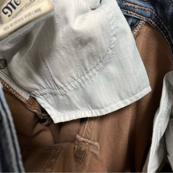 MISS ME Y2K Low Rise Cropped Capri Jeans Size 28 - Picture 14 of 16